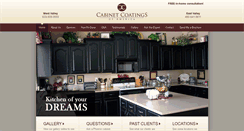 Desktop Screenshot of cabinetcoatings.com